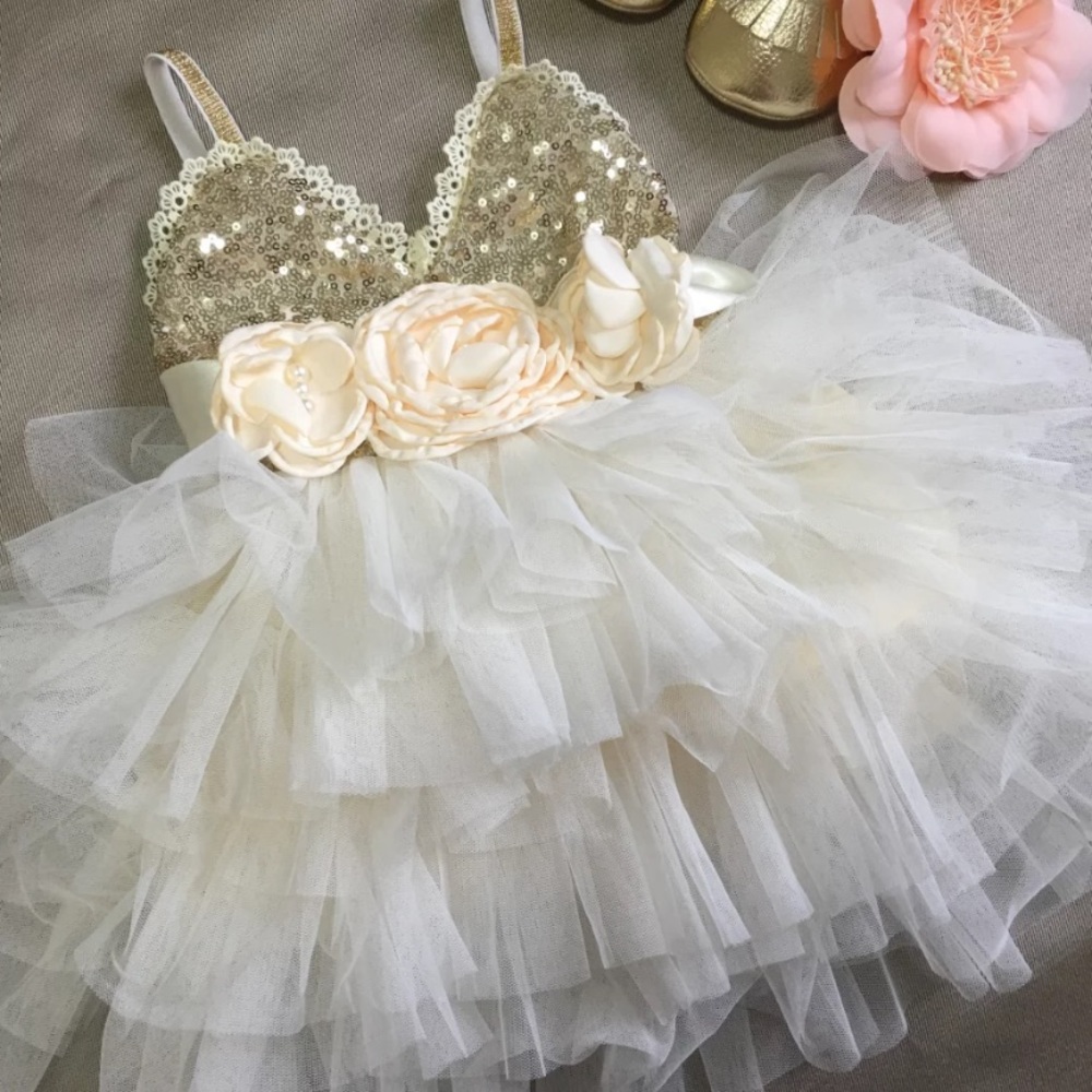Ivory Beautiful Dress